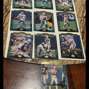 95 Upper Deck Marino A Cut Above 10 card set